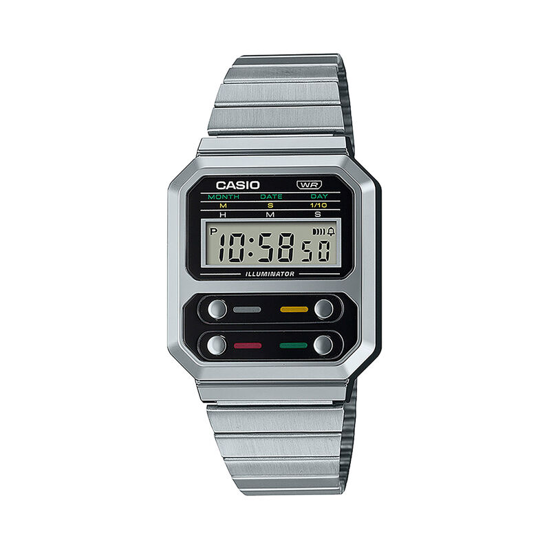 CASIO VINTAGE Uhr Edgy Quarz A100WE-1AEF - Armbanduhren Herren | OROVIVO