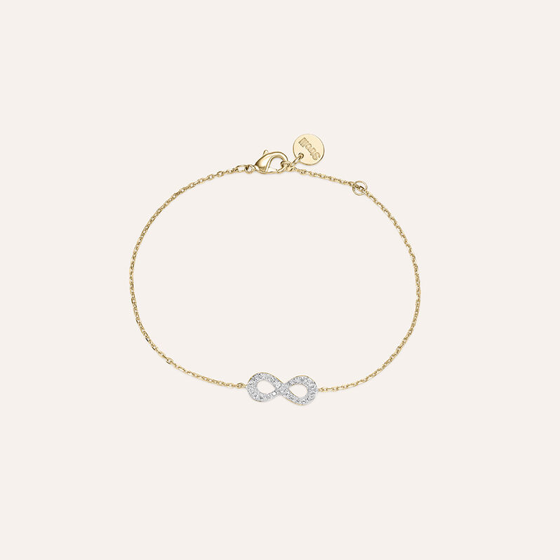 Bracciale Golden Dream Placcato Oro Giallo Cubic Zirconia - Spannringe Damen | OROVIVO