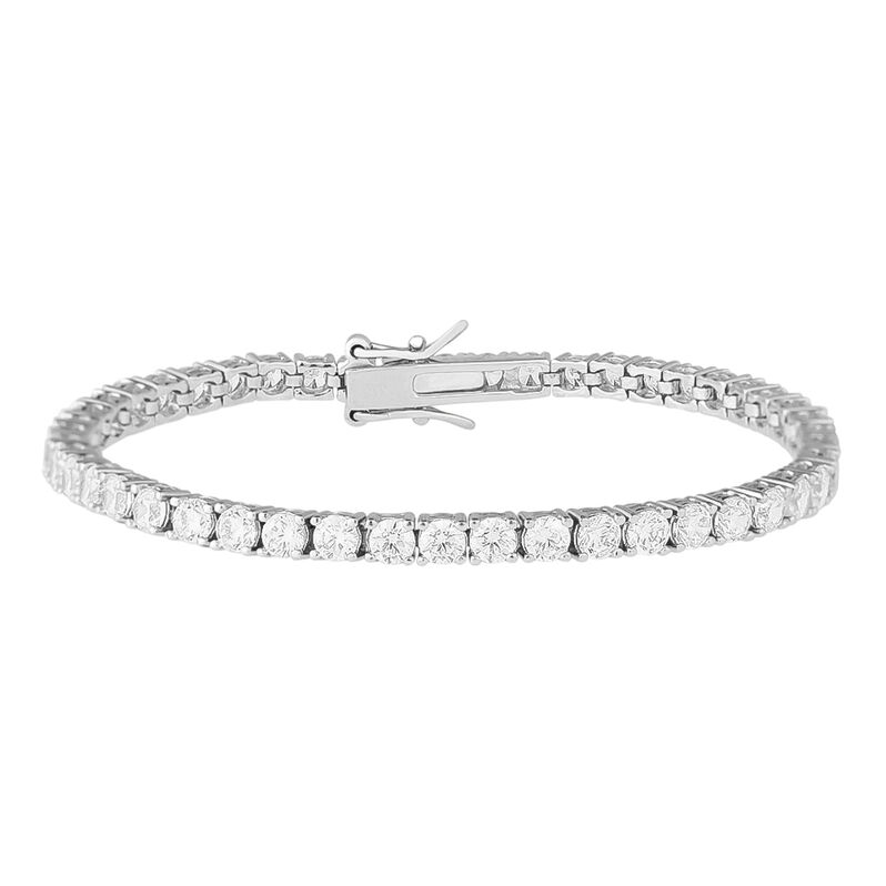 Bracciale Tennis Silver Elegance Argento Rodiato Cubic Zirconia - Spannringe Damen | OROVIVO