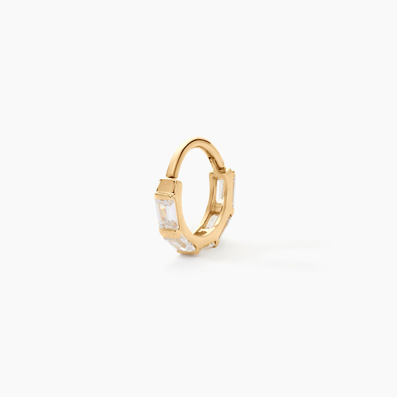Piercing Dervila Or Jaune Oxyde De Zirconium - Spannringe Damen | OROVIVO