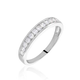Damen Ring Silber 925 Zirkonia Breite 2mm - Eheringe Damen | OROVIVO