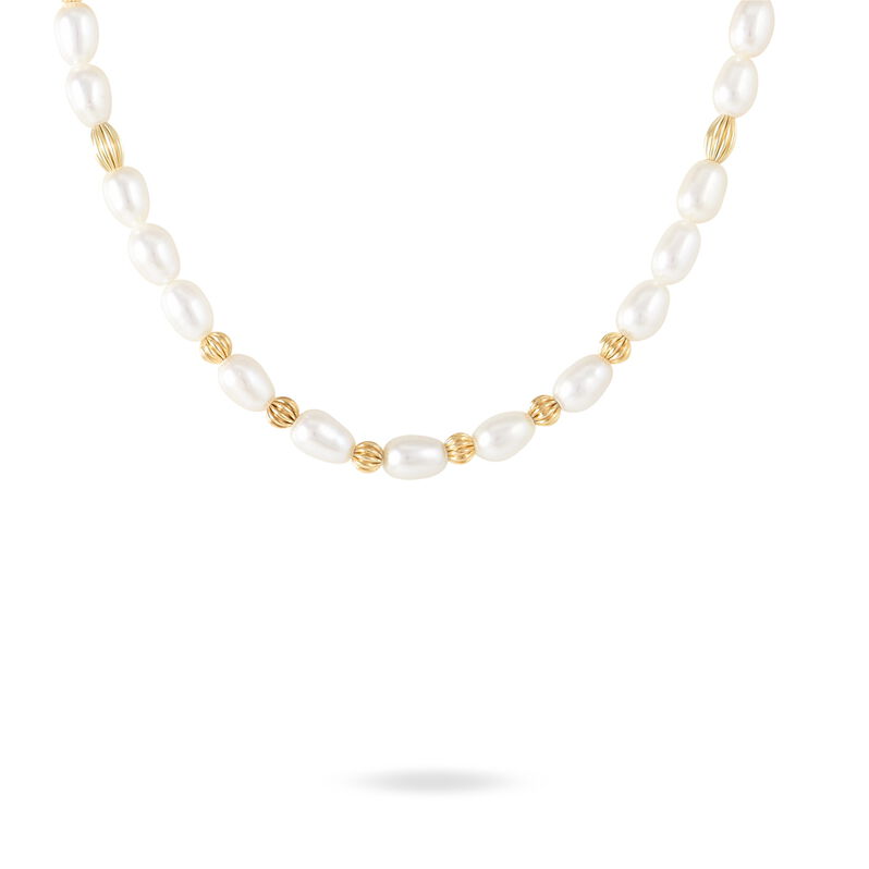 Collier Marie-viviane Or Jaune Perle De Culture - Spannringe Damen | OROVIVO
