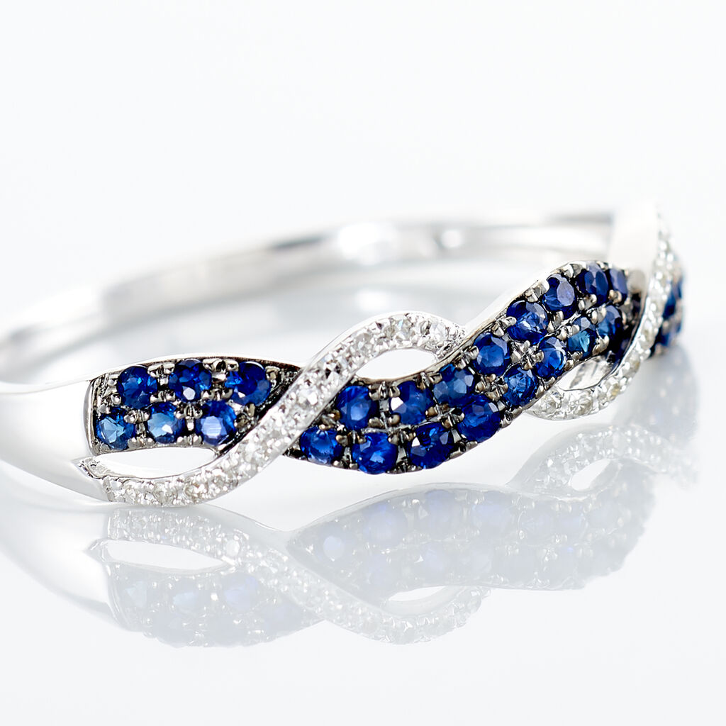 Bague Or Et Saphir  - Spannringe Damen | OROVIVO