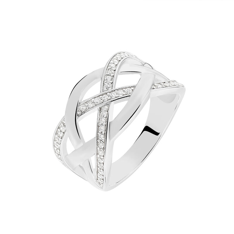 Damen Ring Silber 925 Zirkonia Briny  - Ringe mit Stein Damen | OROVIVO