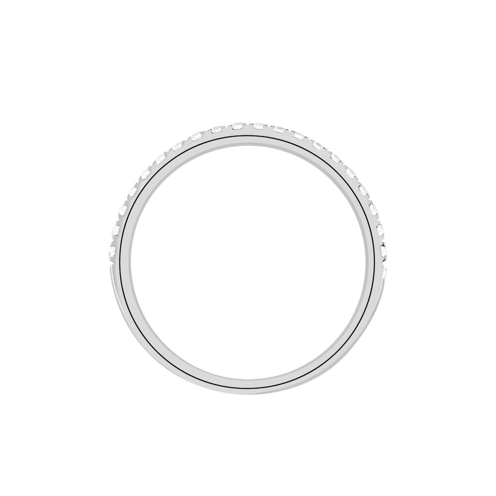 Alliance Or Weiss Lauralee Demi Tour Diamant - Spannringe Damen | OROVIVO