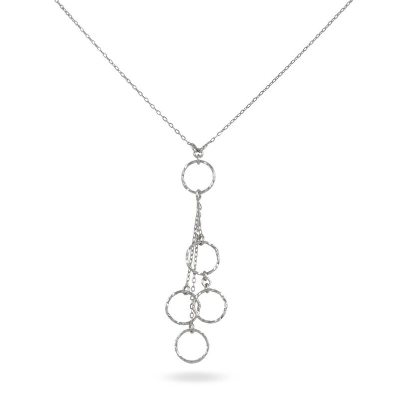 Collier Alwine Argent Blanc - Spannringe Damen | OROVIVO