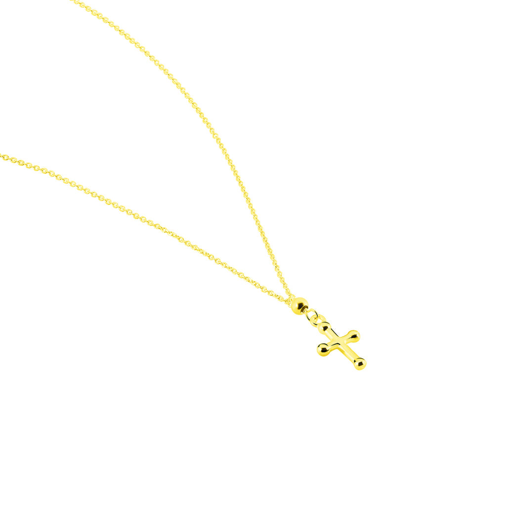 Halskette Gold 375 Kreuz