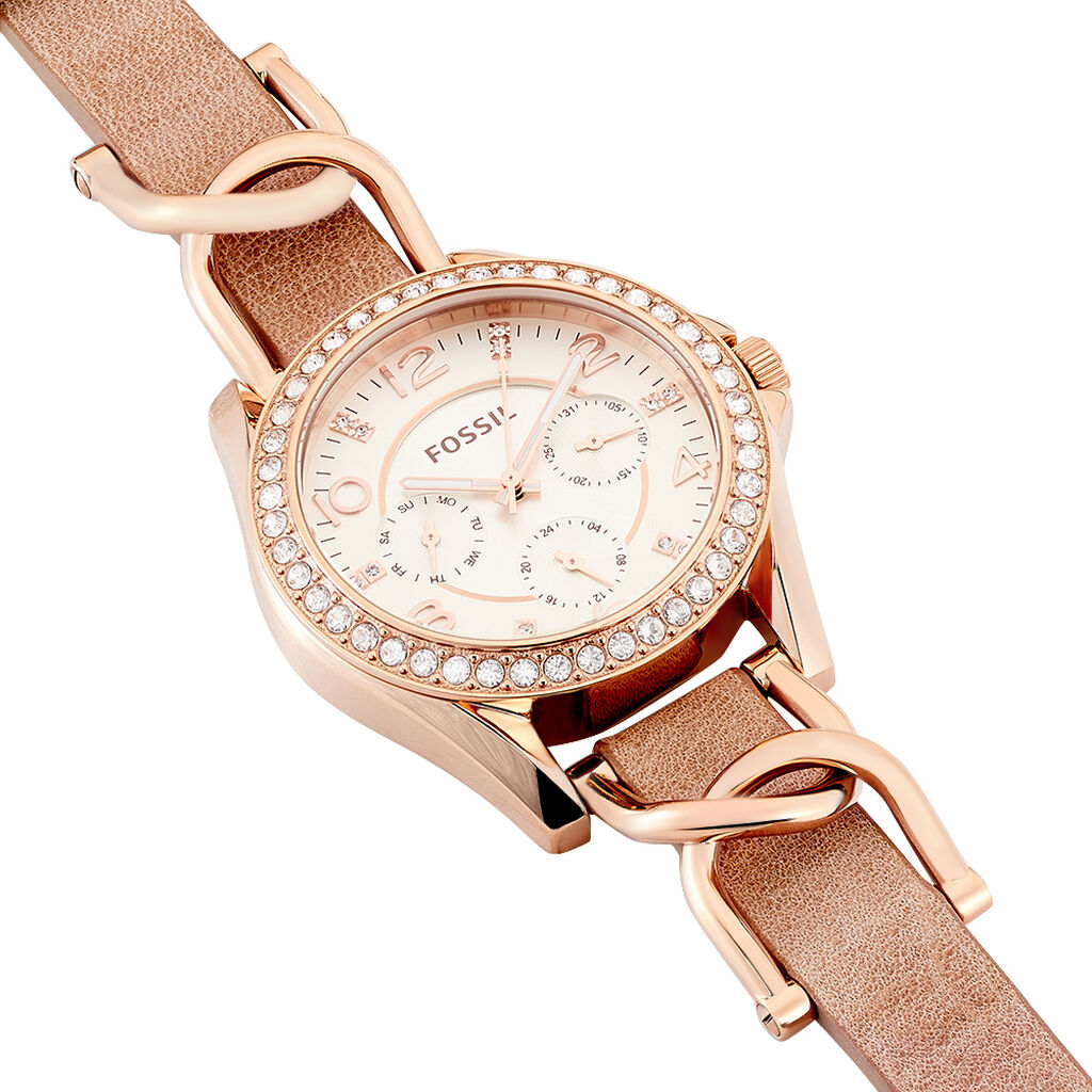 Fossil Damenuhr Riley Es3466 Quarz