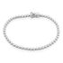 Damen Armband Silber 925 Zirkonia Wei&szlig;