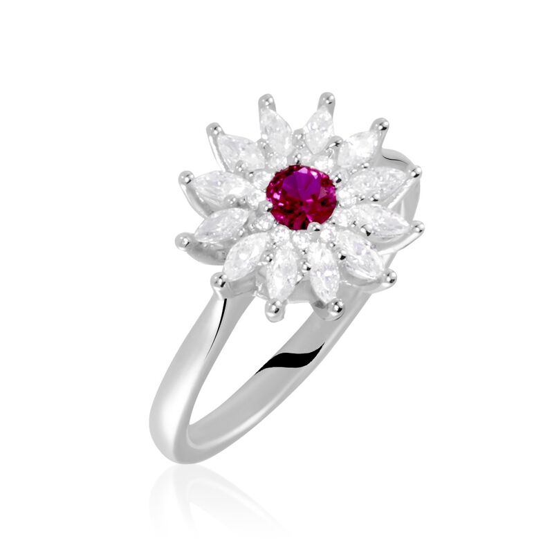 Bague Prudentius Argent Weiss Oxyde De Zirconium - Spannringe Damen | OROVIVO
