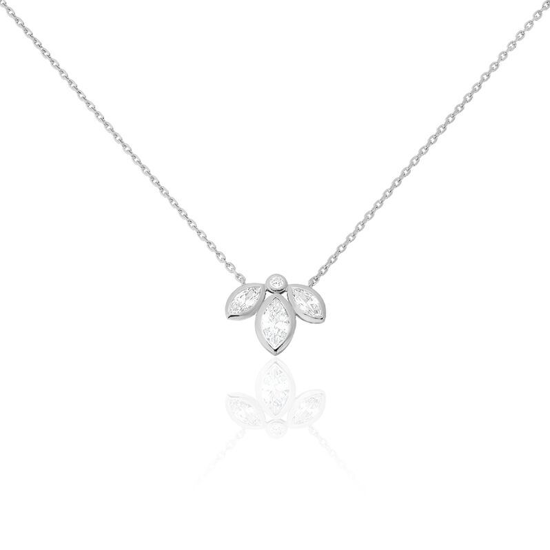 Collier Anahi Argent Navettes Oxydes - Spannringe Damen | OROVIVO