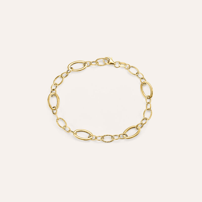 Bracciale Catena Gold Essence Oro Giallo - Spannringe Damen | OROVIVO