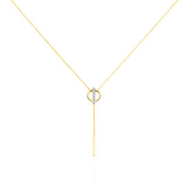 Damen Halskette Gold 375 Zirkonia - Ketten mit Stein Damen | OROVIVO