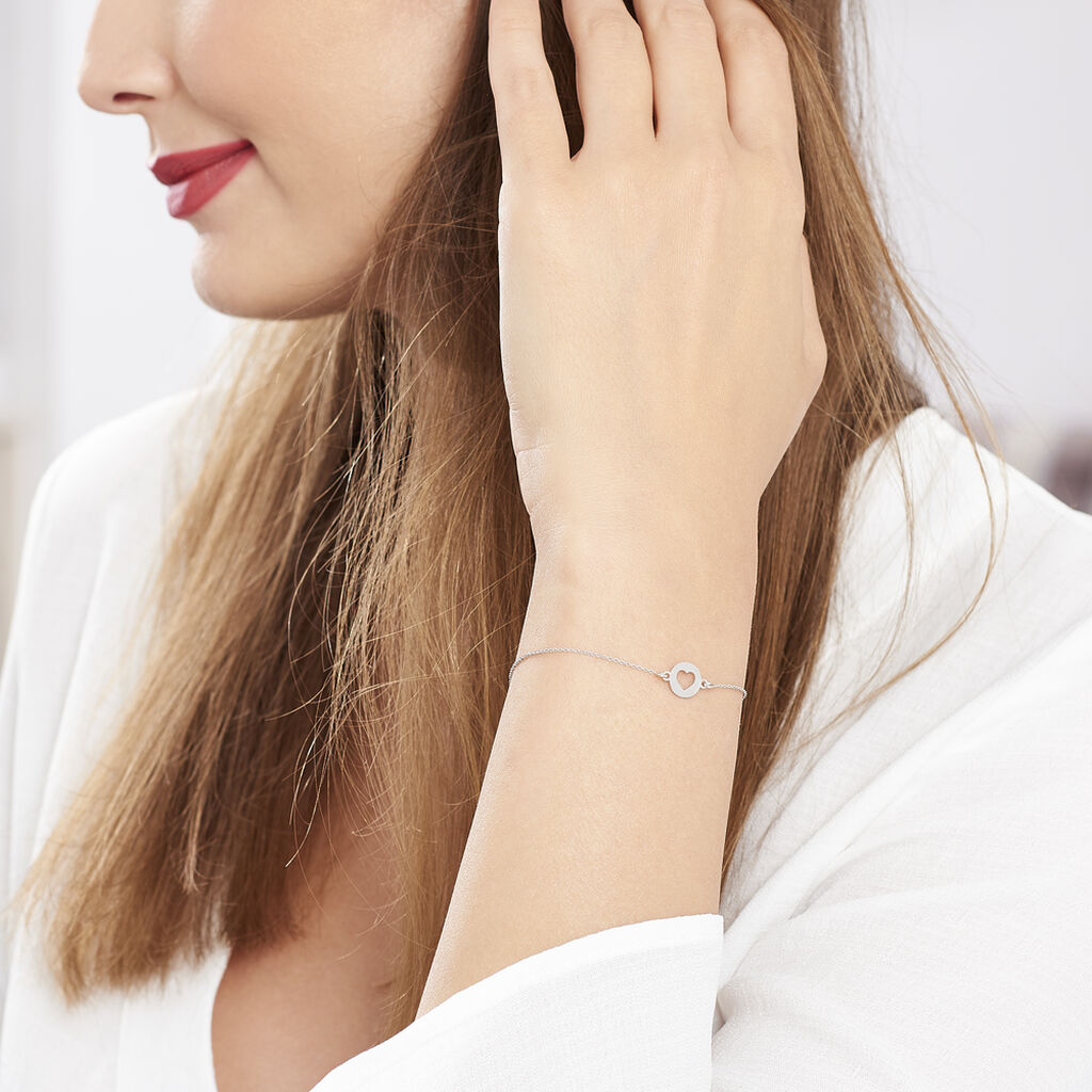 Damenarmband Silber 925 Herz  - Armbänder mit Anhänger Damen | OROVIVO