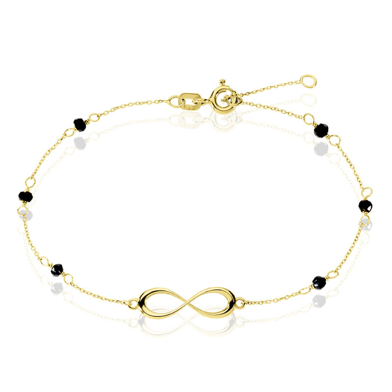 Bracelet Or Jaune Et Spinelle - Spannringe Damen | OROVIVO