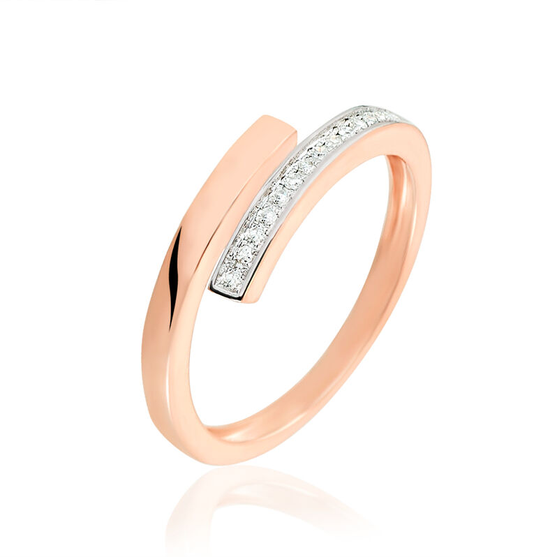 Bague Or Rose Abeline - Spannringe Damen | OROVIVO