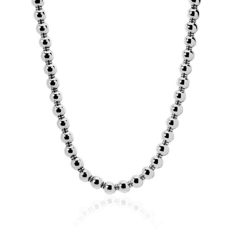 Collier Wijdene Acier Blanc - Spannringe Damen | OROVIVO