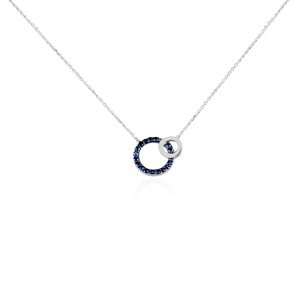 Collier Or Weiss Maybel Saphirs - Spannringe Damen | OROVIVO
