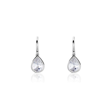 Damen Ohrhänger Lang Silber 925 Zirkonia  - Ohrhänger Damen | OROVIVO