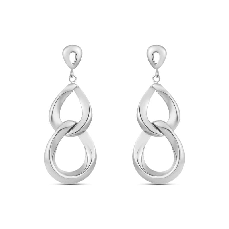 Orecchini pendenti Lady Code Acciaio 8 Grande - Spannringe Damen | OROVIVO