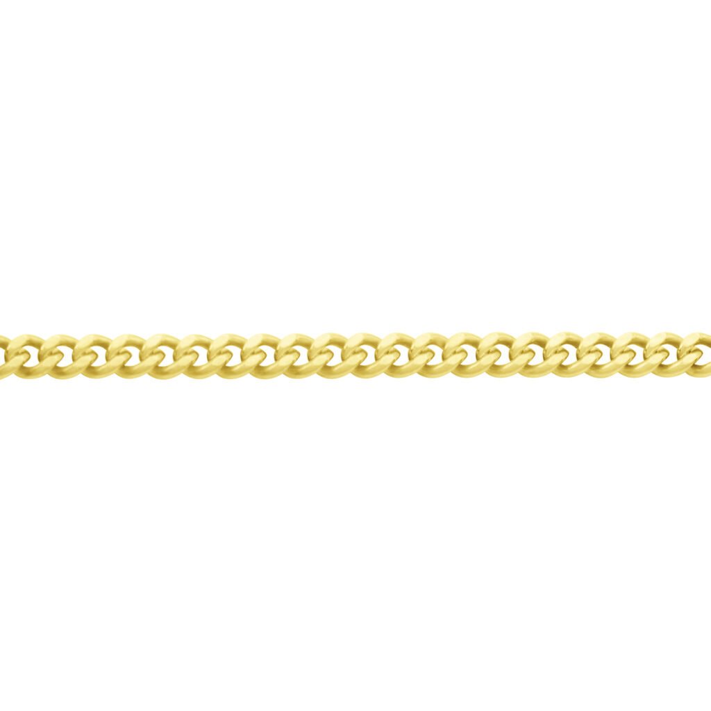 Thumbnail - Damen Panzerkette Gold 375 , Kette ohne Stein