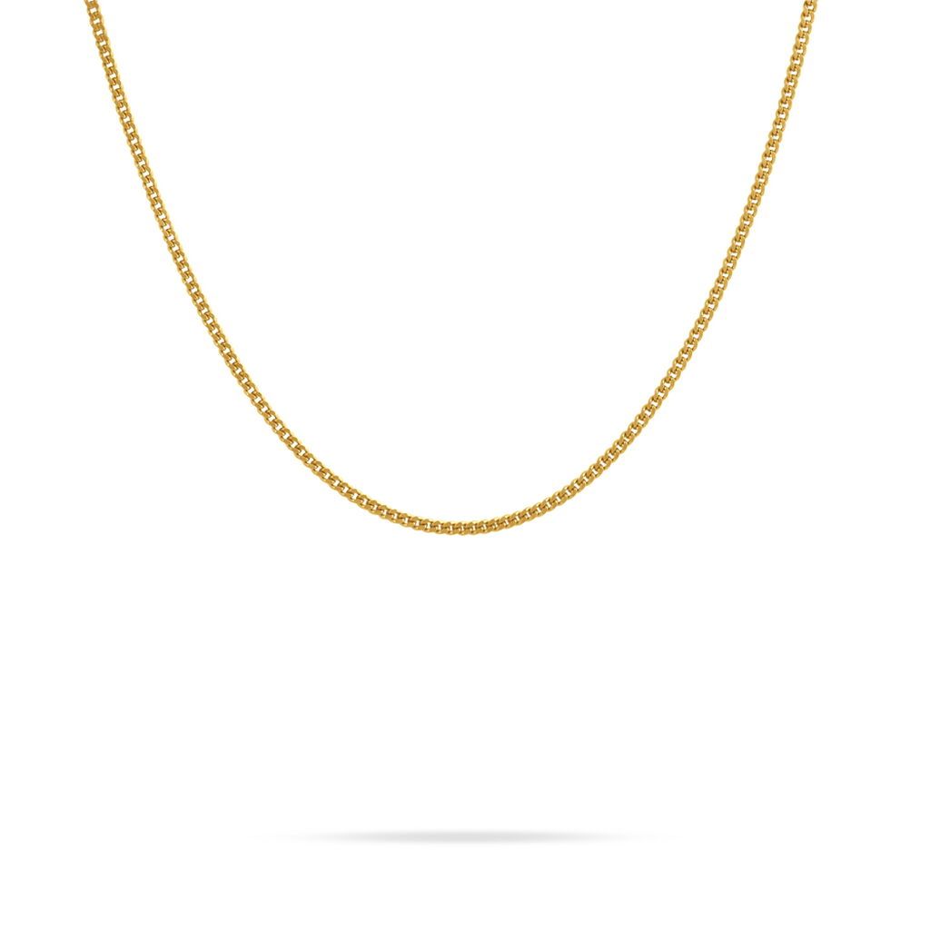 Chaîne Ixia Maille Gourmette Diamantee Or Jaune - Spannringe Damen | OROVIVO