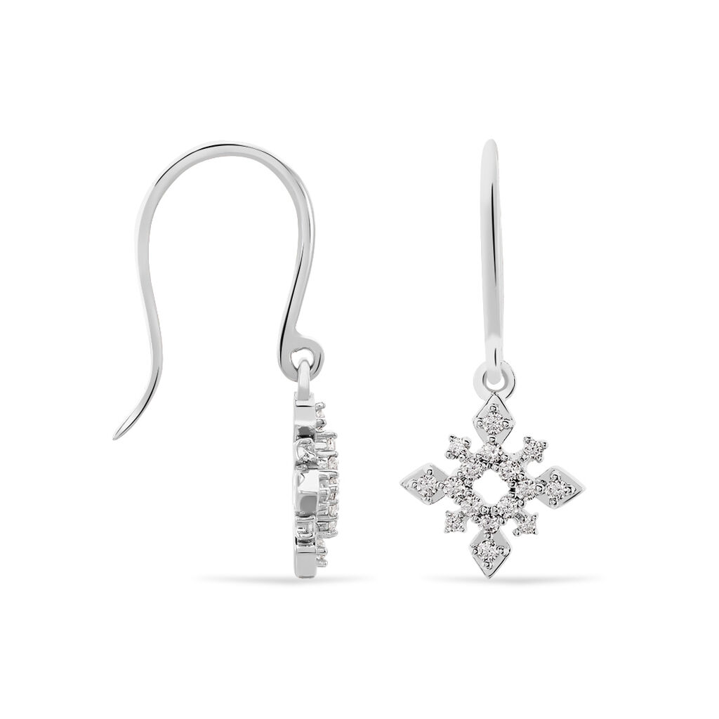Boucles D'oreilles Or Weiss Anea - Spannringe Damen | OROVIVO