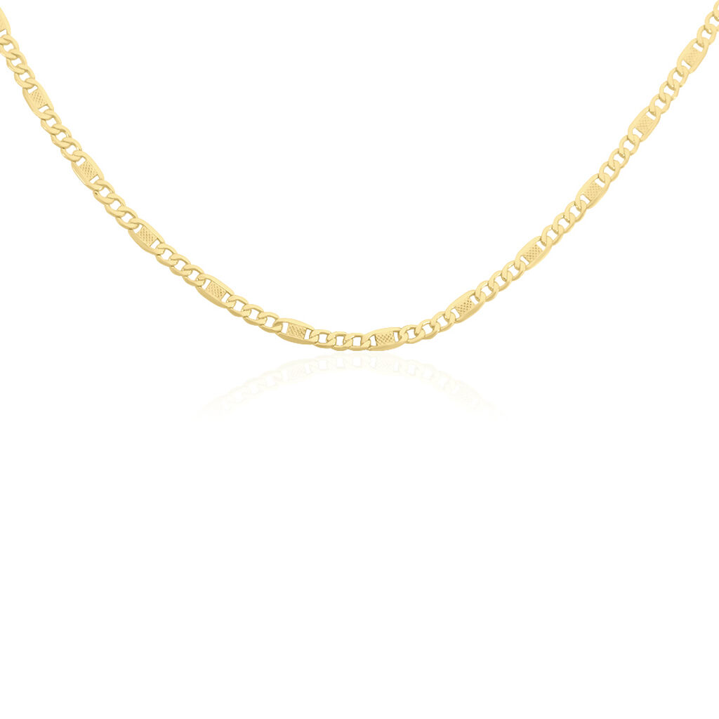 Unisex Figarokette Gold 375  - Halsketten Unisex | OROVIVO