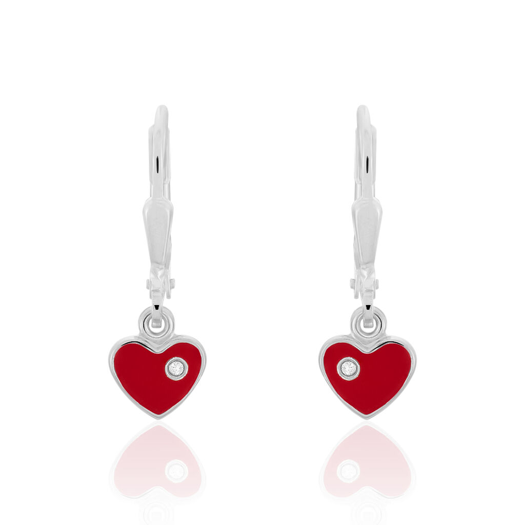 🦚 Kinder Ohrhänger Silber 925 Herz, Ohrringe Lang ohne Stein 🦚 Kinder Ohrhänger Silber 925 Herz, Ohrringe Lang ohne Stein