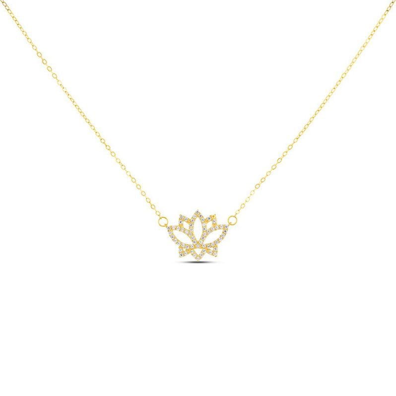 Collana Claire Oro Giallo Cubic Zirconia - Spannringe Damen | OROVIVO