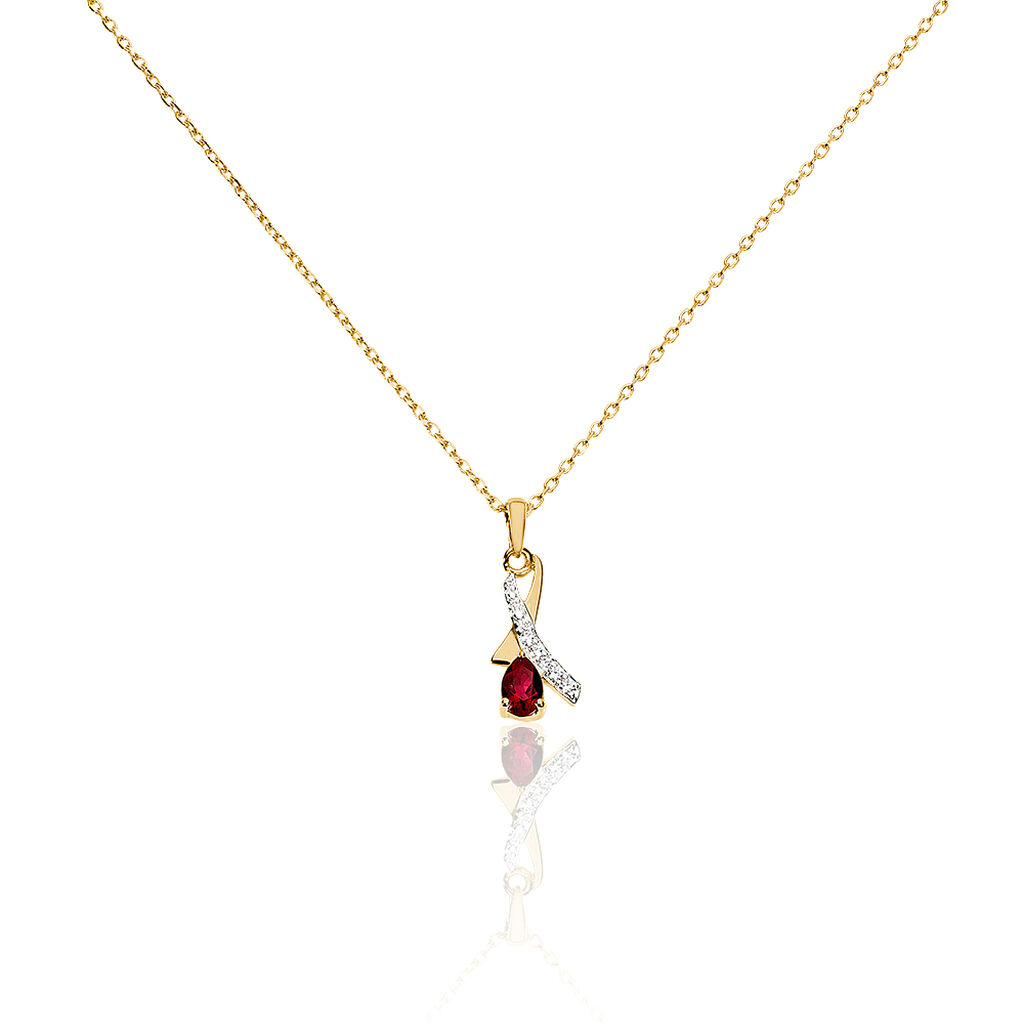 Collier Plaqué Or Et Oxydes - Spannringe Damen | OROVIVO