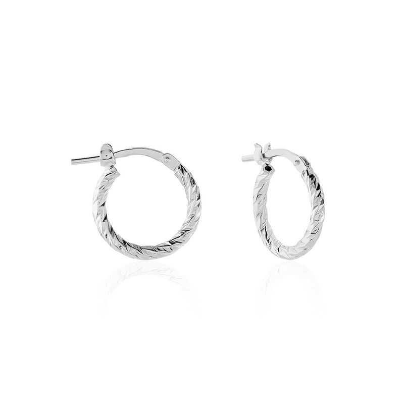 Créoles Djulia Argent Weiss - Spannringe Damen | OROVIVO