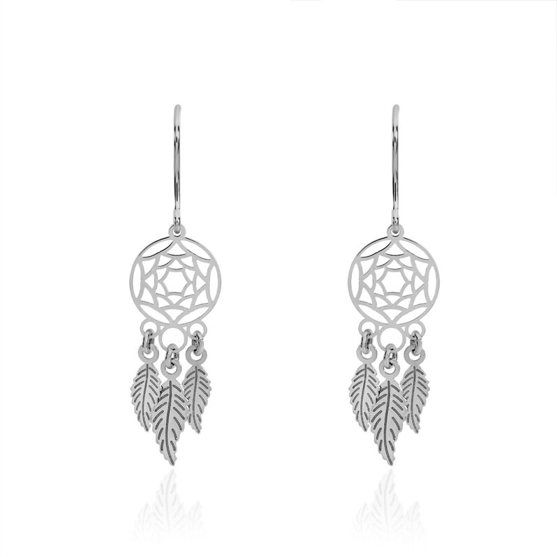 Boucles D'oreilles Attrape Rêve Argent - Spannringe Damen | OROVIVO