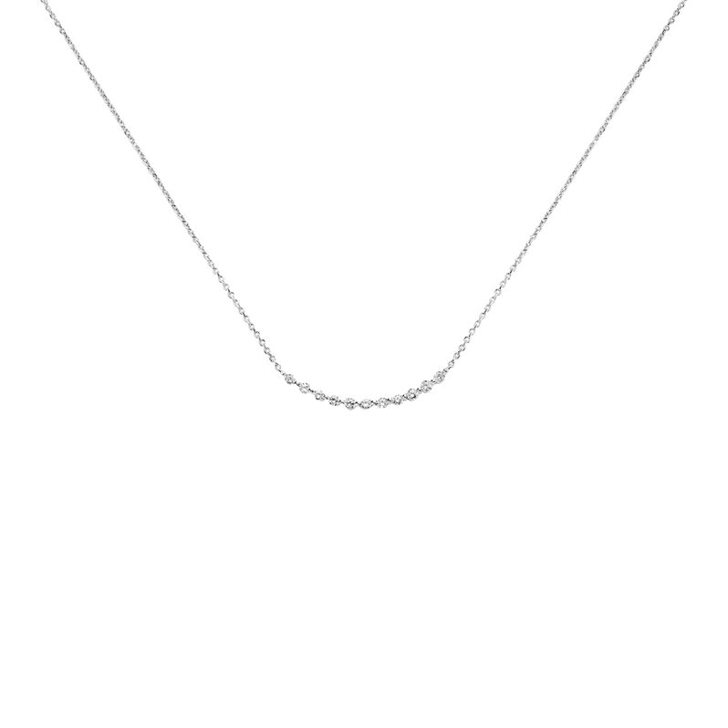 Collier Arya Or Blanc Oxyde De Zirconium - Spannringe Damen | OROVIVO