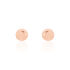 FIDELIA BOULE ROSÉ Damen Ohrstecker Rosegold 375 (9 Karat) Ball