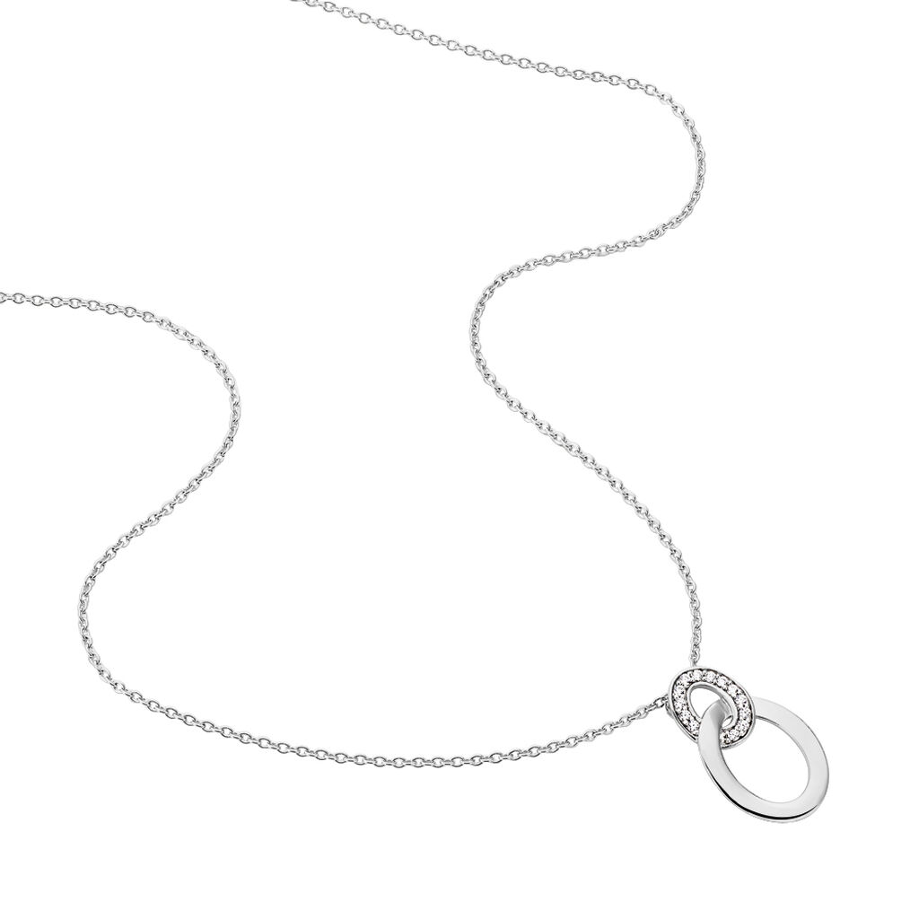 Damen Halskette Silber 925 Zirkonia Bellie - Halsketten Damen | OROVIVO