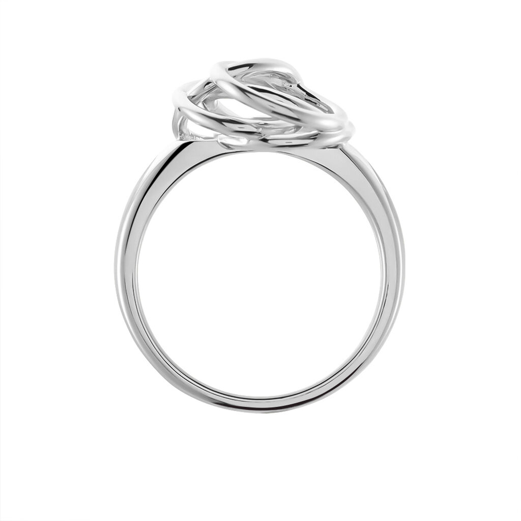 KNITY Damen Ring Silber Silber 925 Knoten