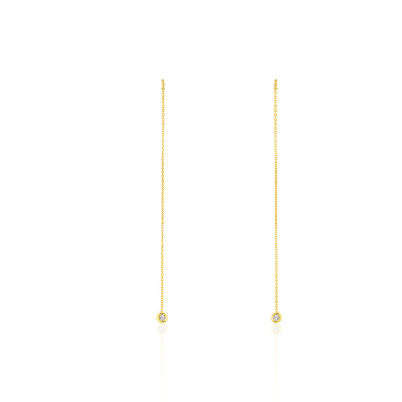 Boucles D'oreilles Dune Or Jaune Oxydes - Spannringe Damen | OROVIVO
