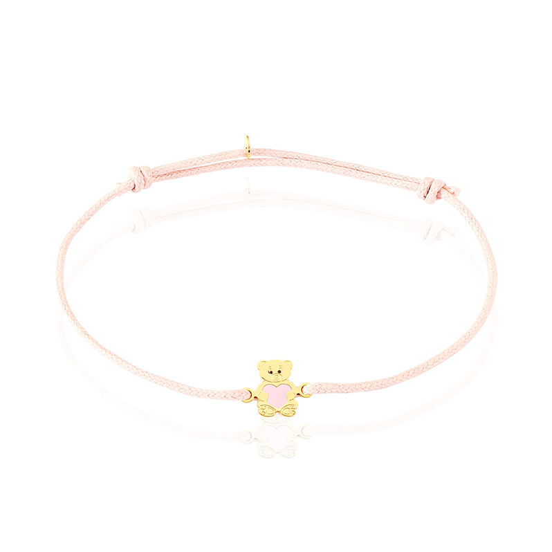Bracelet Ourson Coeur Or Jaune - Spannringe Kinder | OROVIVO