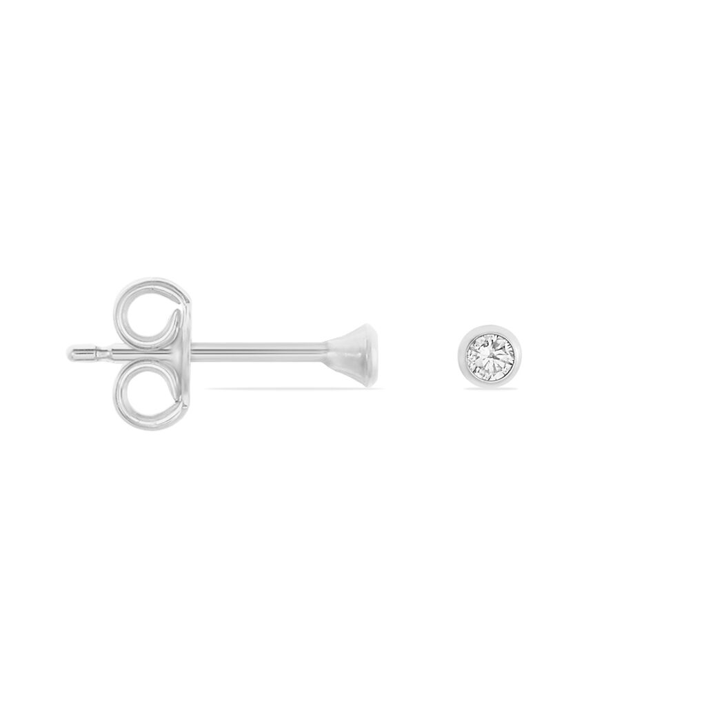 Damen Ohrstecker Silber 925 Zirkonia 2,5mm - Ohrstecker Damen | OROVIVO