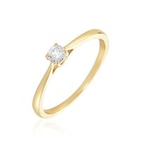 Damen Ring Gold 375 Diamant 0,15ct Victoria 