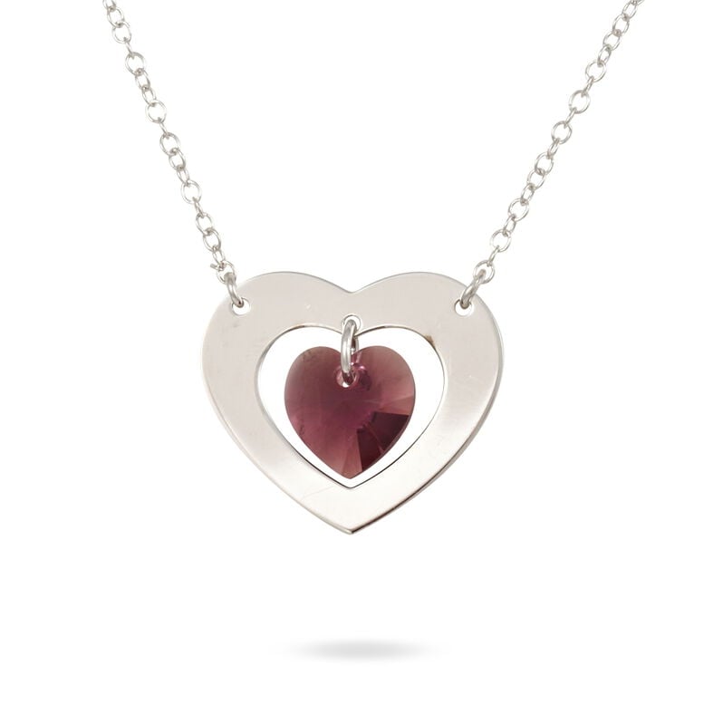 Collier Argent Blanc Pierre De Synthese - Spannringe Damen | OROVIVO