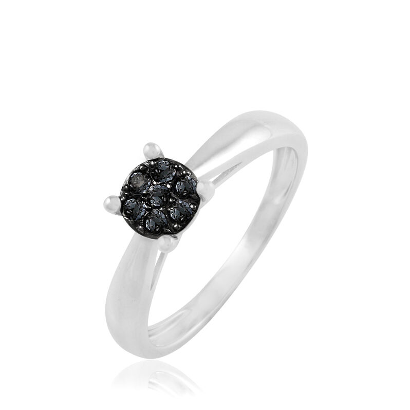 Bague Solitaire Collection Grace Or Blanc Diamant - Spannringe Damen | OROVIVO