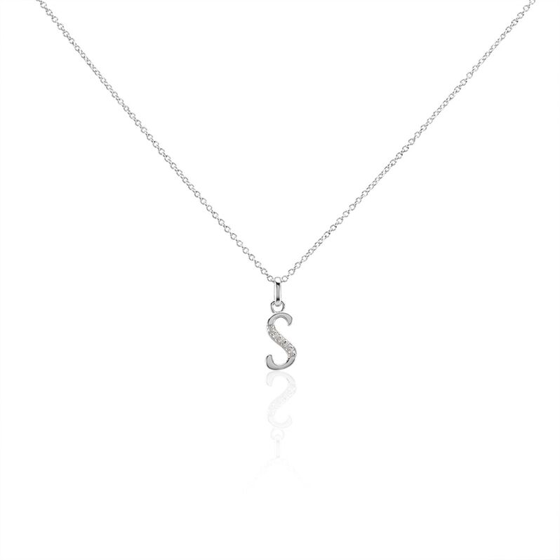 Collier Argent Rhodié Fifi Oxydes De Zirconium - Spannringe Damen | OROVIVO