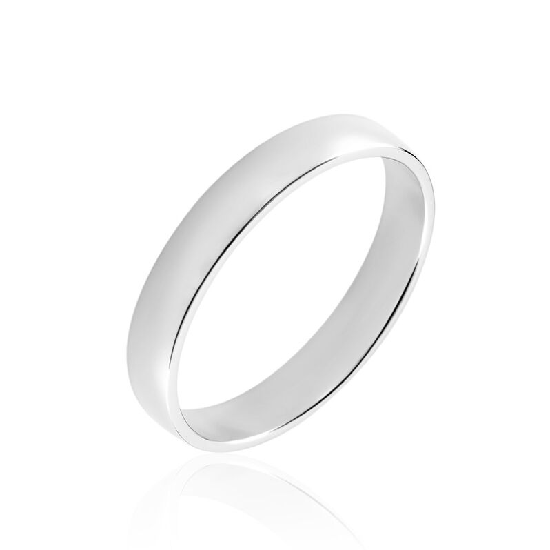 Alliance Artemissia Ruban Plat Or Blanc - Spannringe Unisex | OROVIVO