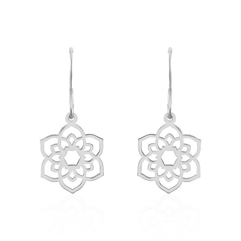 Boucles D'oreilles Argent Eudeline Pendantes Fleurs - Spannringe Damen | OROVIVO
