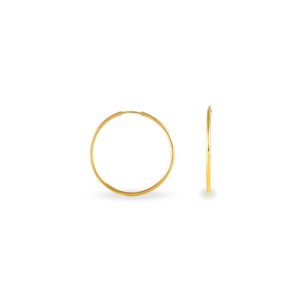Damen Creolen Gold 375 - Creolen Damen | OROVIVO