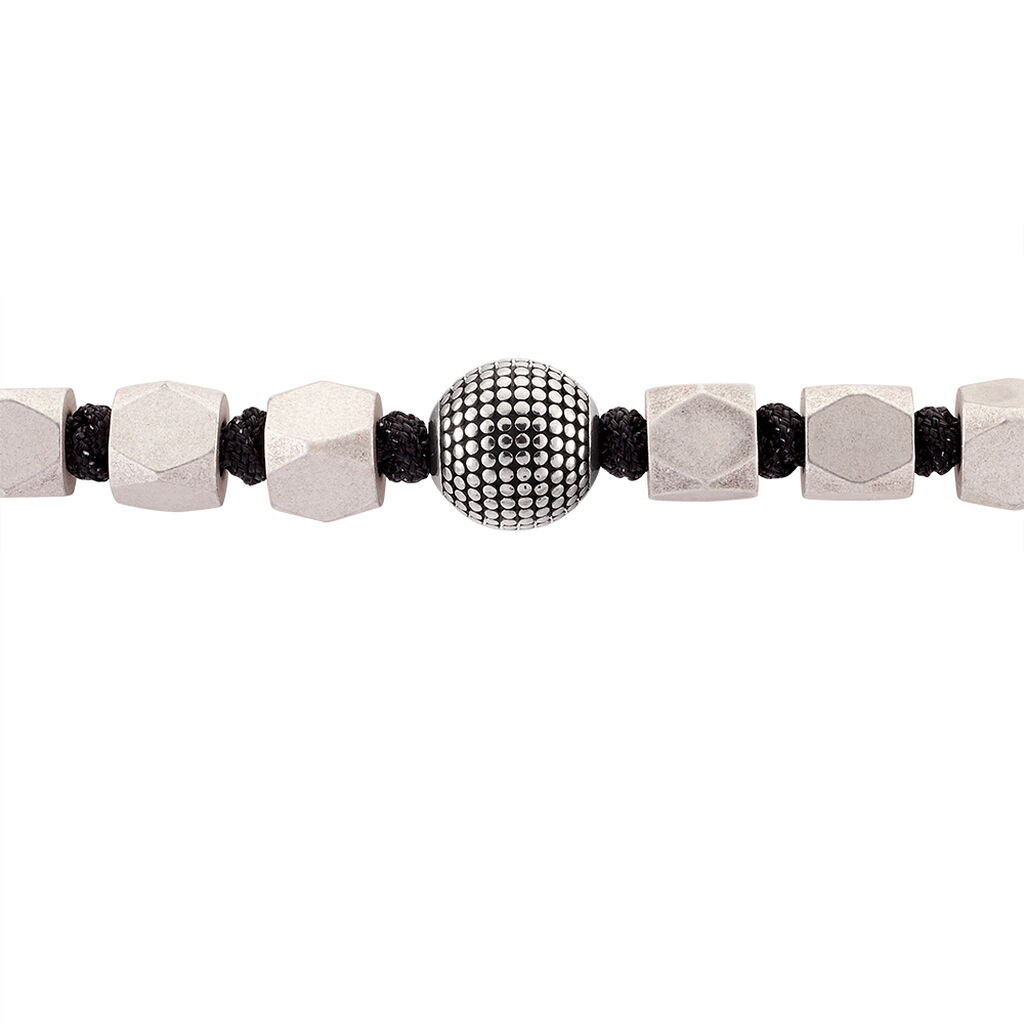 Herrenarmband Textil Geflochten Edelstahl - Armbänder mit Anhänger Herren | OROVIVO