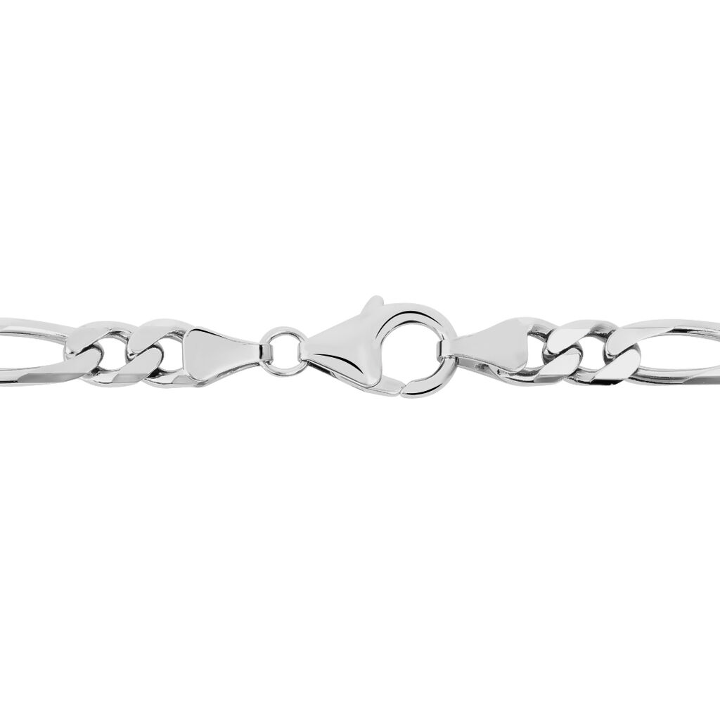 FIGARO S 6 Herren Armkette Silber 925 Rechteckig B 6 mm