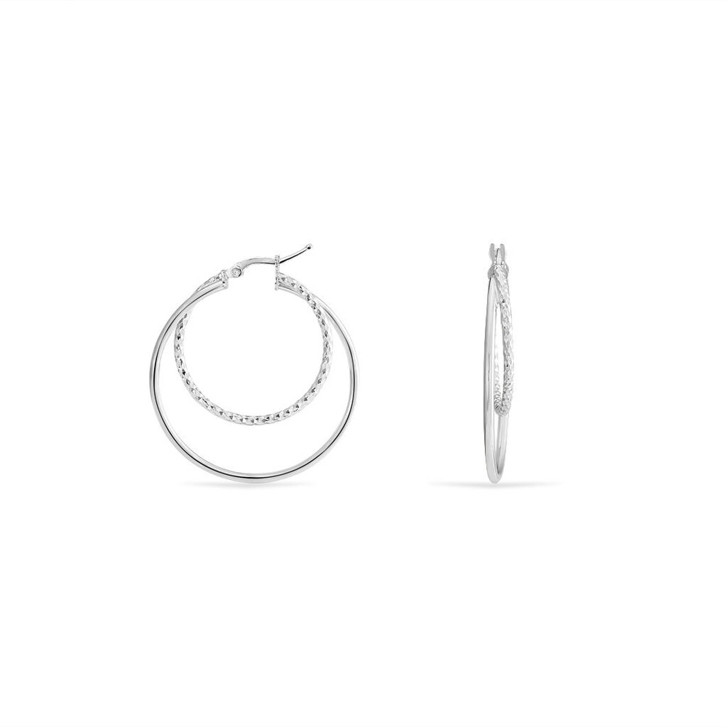 MARJORIE Damen Creolen Silber 925